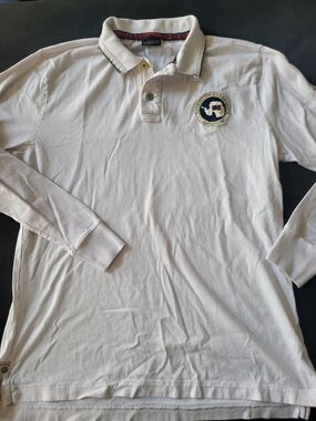 Napapijri Long-Sleeve Polo Shirt with Embroidered Crest